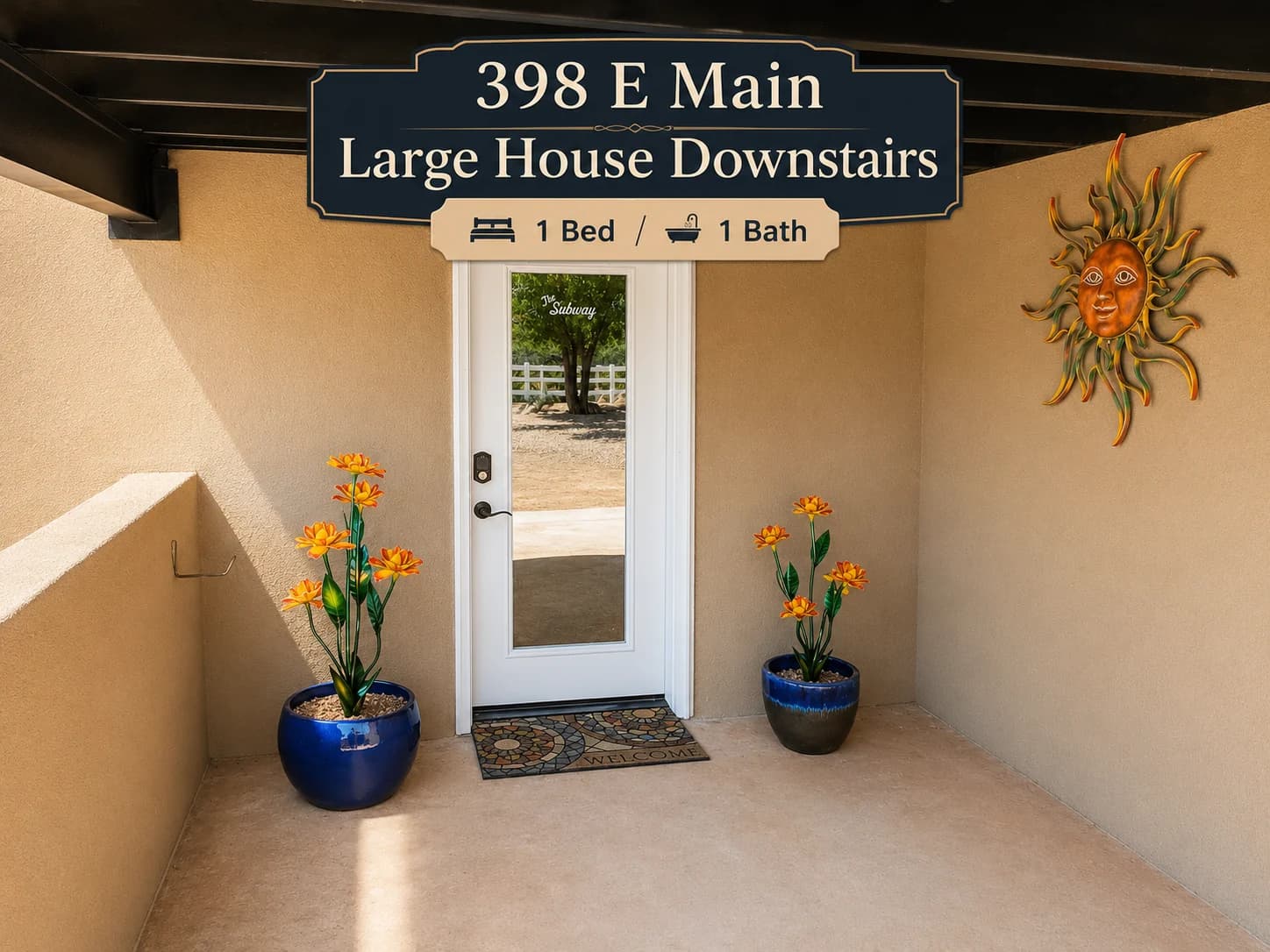 Entrance to the Large House Downstairs, The Subway